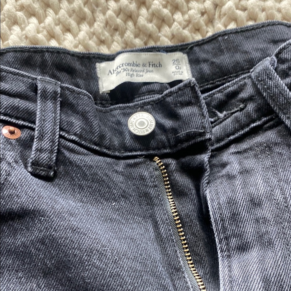 Abercrombie & Fitch Black High Rise Jeans